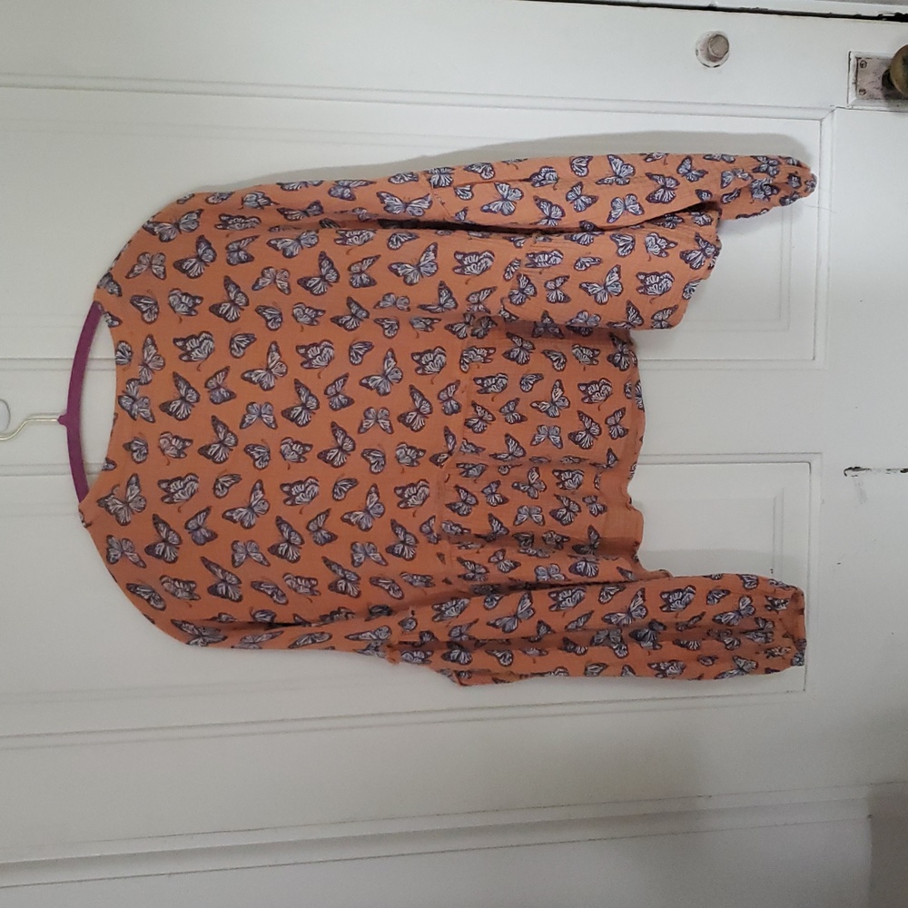 Simply Southern Butterfly Gauzy Top - Picture 7 of 7